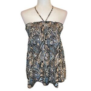Paisley halter top